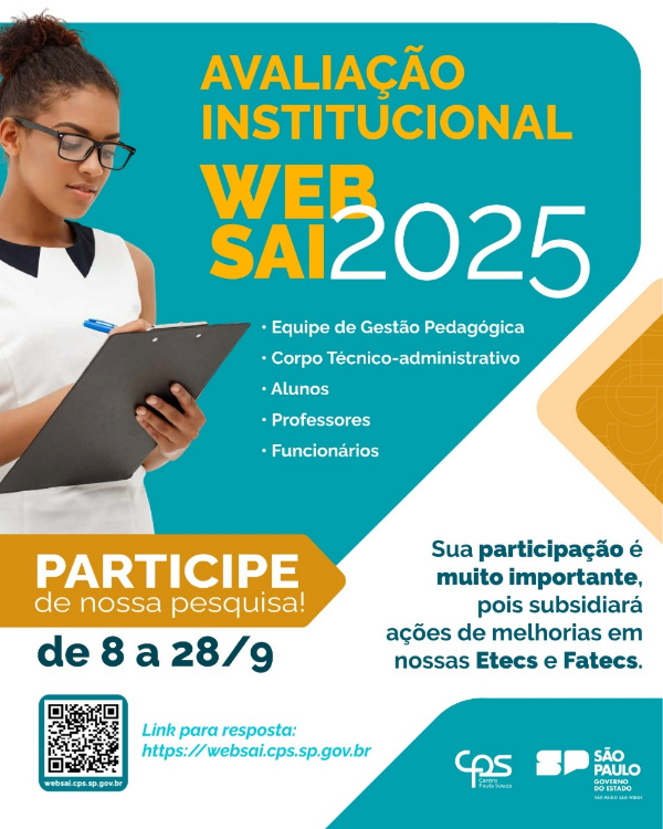 Participe da Avaliação Institucional WebSAI 2025